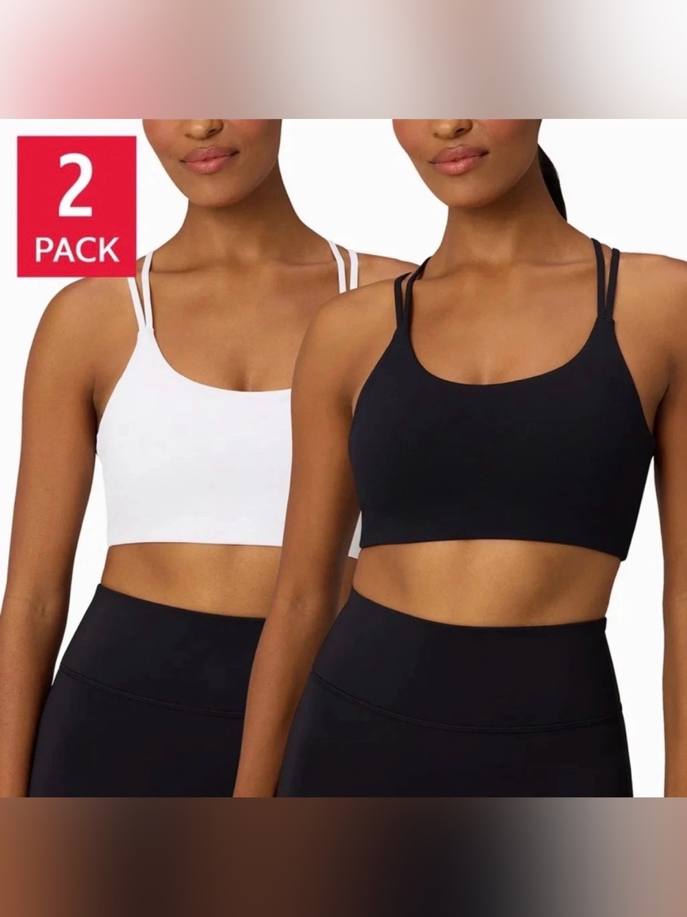 Fabletics Principal Low Impact Sports Bra 2-Pack in XL
